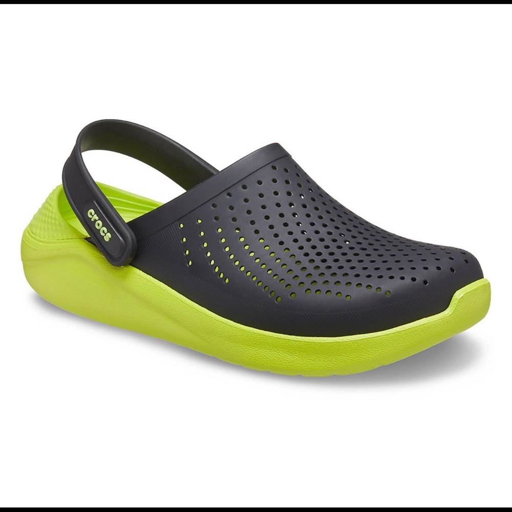 Crocs Black / Lime Punch Literide Clog